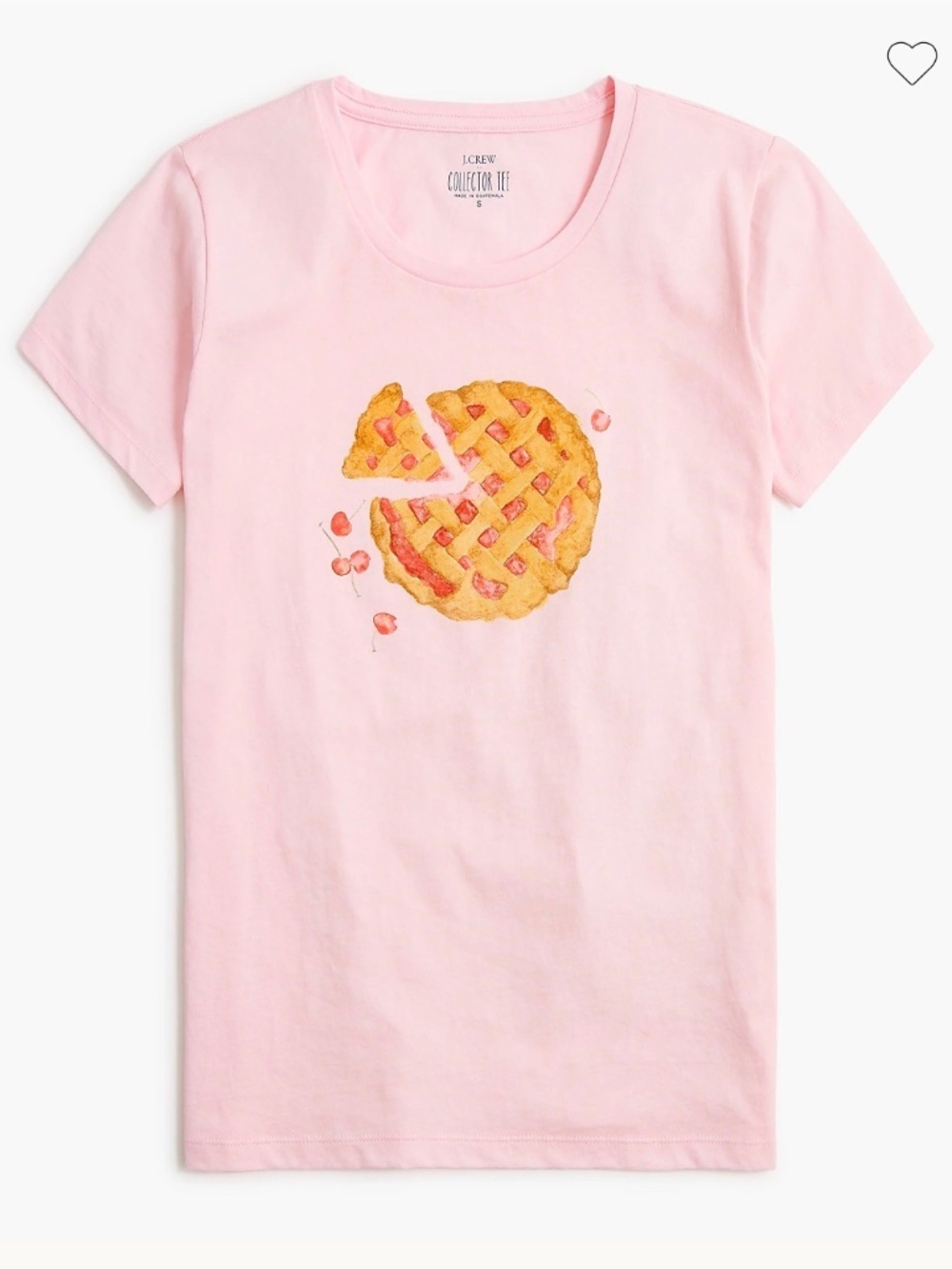 Pie graphic tee